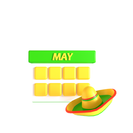 Cinco de maio  3D Icon