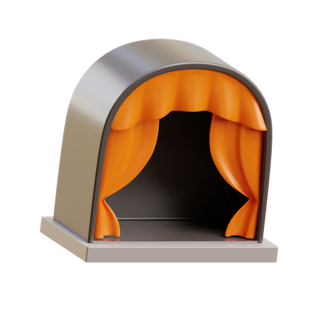 Cinema Theater  3D Icon