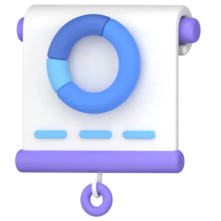 Circle chart  3D Icon