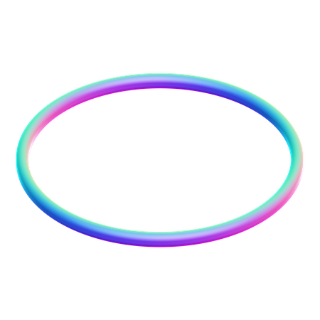 Circle Shape  3D Icon