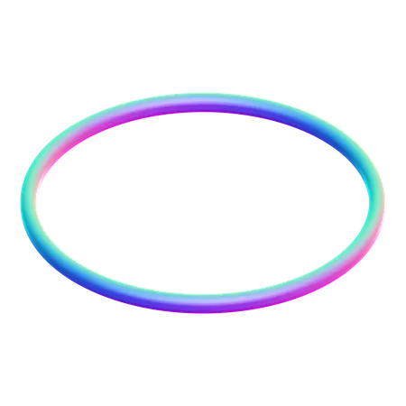 Circle Shape  3D Icon