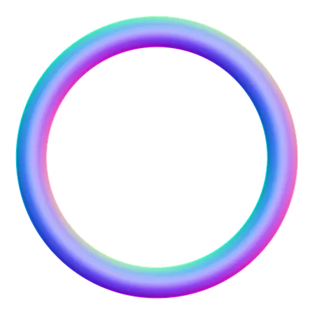 Circle Shape  3D Icon