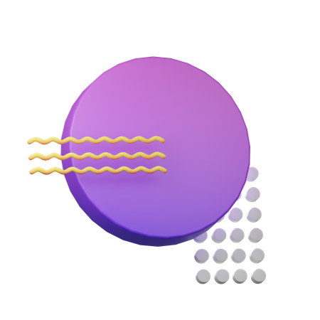 Círculo de memphis  3D Icon