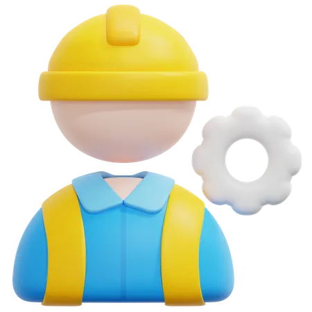 Civil Engineer  3D Icon