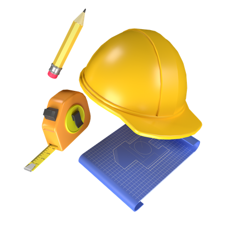 Civil Engineering  3D Icon