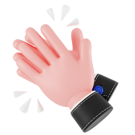 Clap Hand Gesture  3D Icon