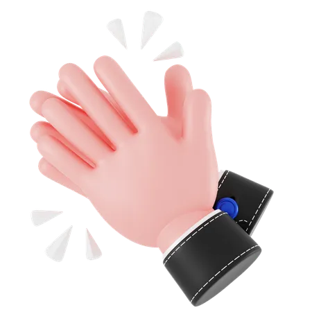 Clap Hand Gesture  3D Icon