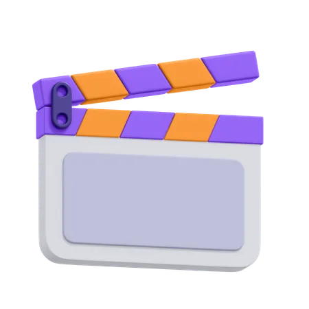 Clapper Board  3D Icon