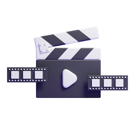 Clapperboard  3D Icon