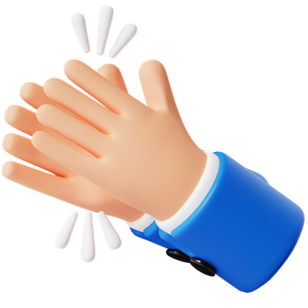 Clapping Hands  3D Icon