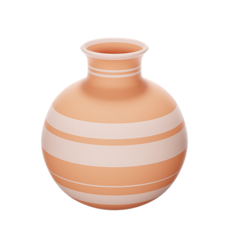 Clay Pottery  3D Icon