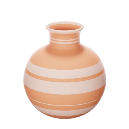 Clay Pottery  3D Icon