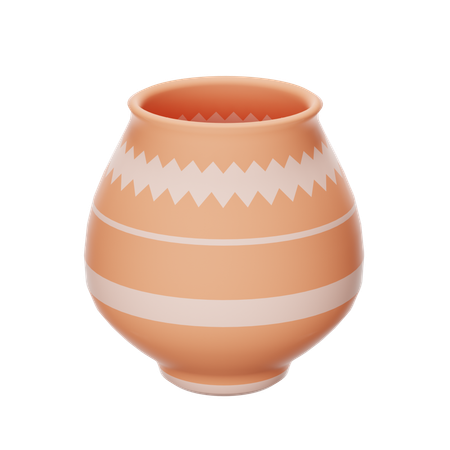 Clay Pottery  3D Icon