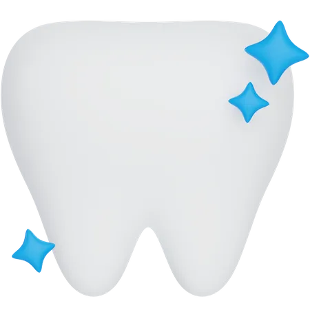 Clean Tooth  3D Icon