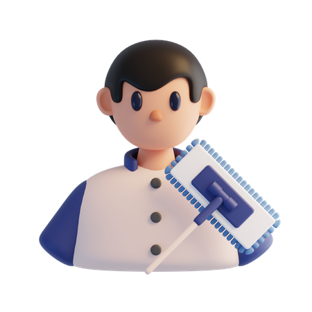 Cleaning Service  3D Icon