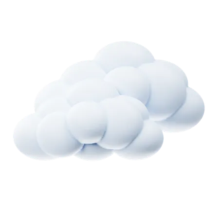 Clear Cloud  3D Icon