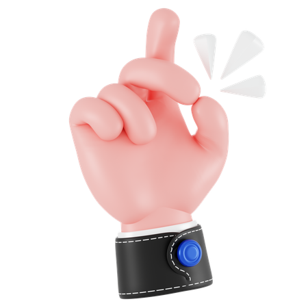 Click Hand Gesture  3D Icon