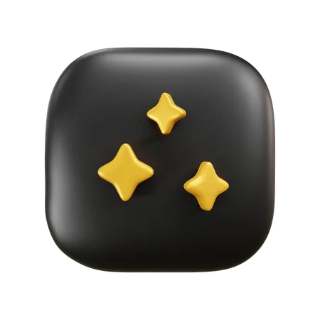 Clima 3 estrelas  3D Icon