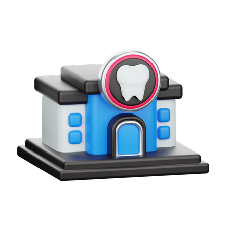 Clínica dental  3D Icon