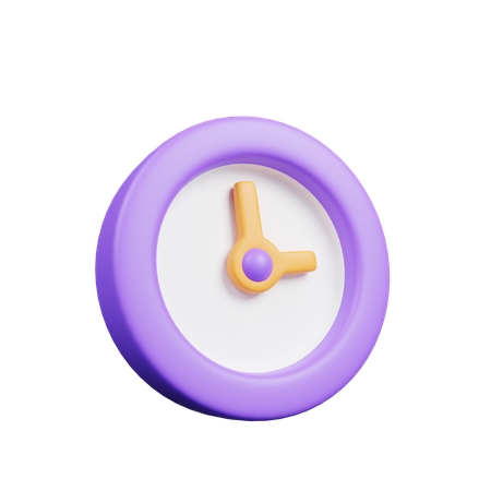 Clock  3D Icon