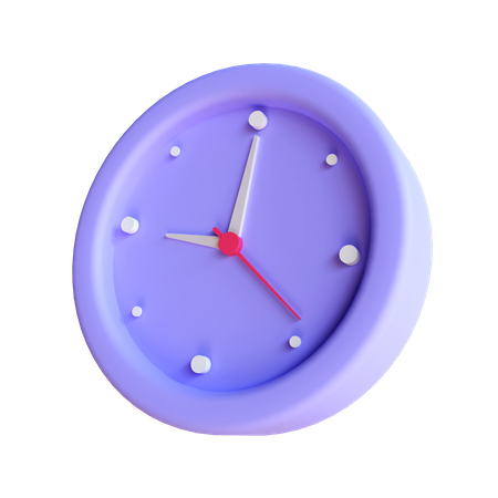 Clock  3D Illustration