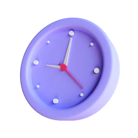 Clock  3D Illustration