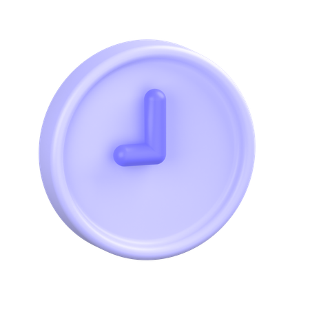 시계  3D Icon