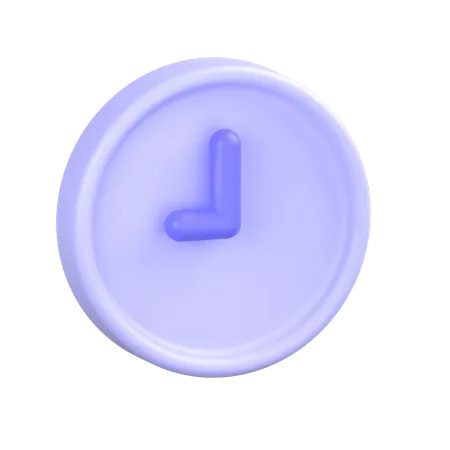 시계  3D Icon