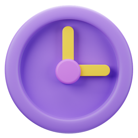 Clock  3D Icon