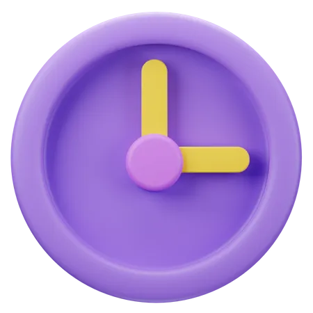 Clock  3D Icon