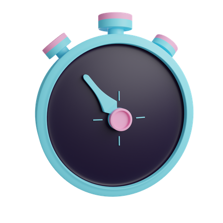 Clock Timer  3D Icon