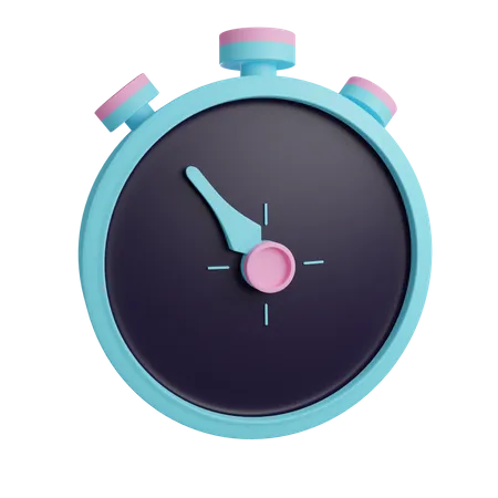 Clock Timer  3D Icon