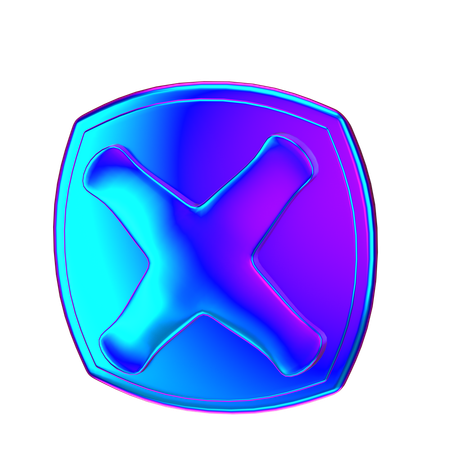 Close  3D Icon