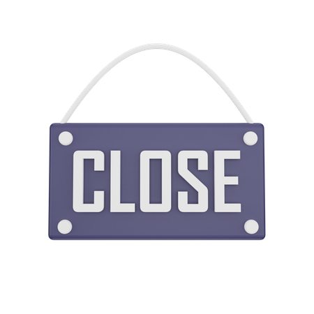 Close  3D Icon