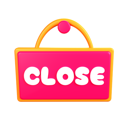 Close  3D Icon