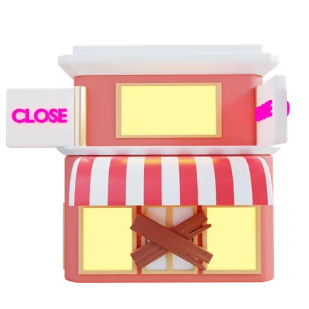 Close Shop  3D Icon