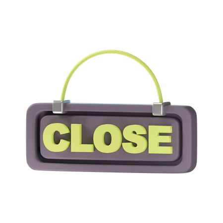 Close Tag  3D Icon