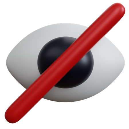 Close Vision  3D Icon