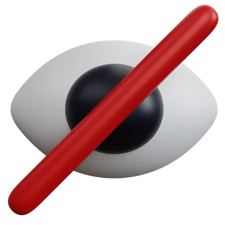 Close Vision  3D Icon