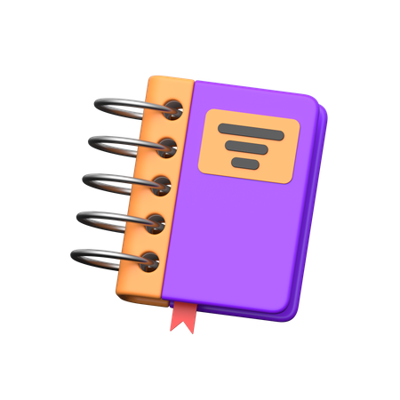 Closed Book  3D Icon