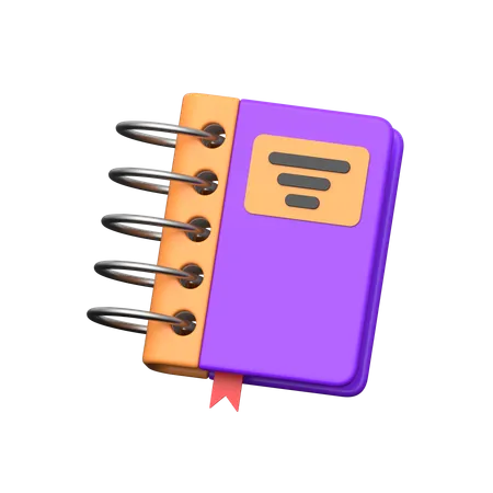 Closed Book  3D Icon