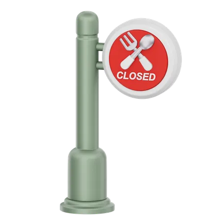 Closed restaurant  3D Icon