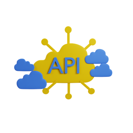 Cloud Api  3D Icon