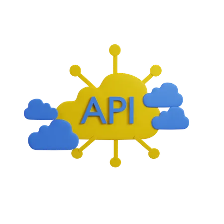 Cloud Api  3D Icon