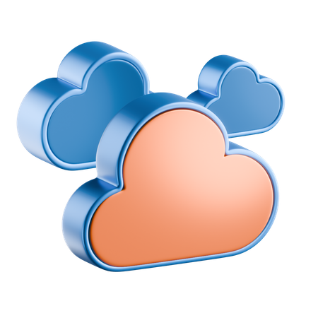 Cloud Computing  3D Icon