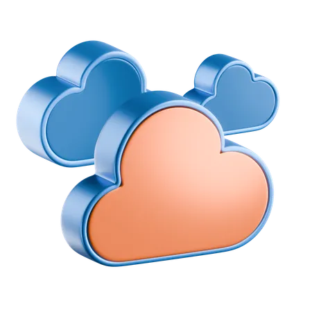 Cloud Computing  3D Icon