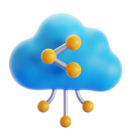 Cloud Computing  3D Icon