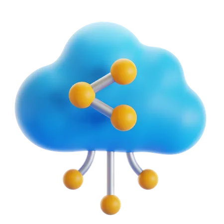 Cloud Computing  3D Icon