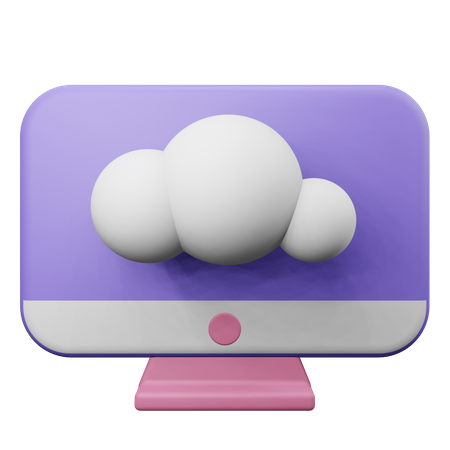 Cloud Computing  3D Illustration