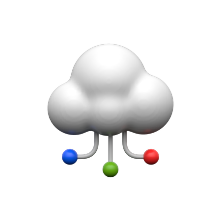 Cloud Integration  3D Icon